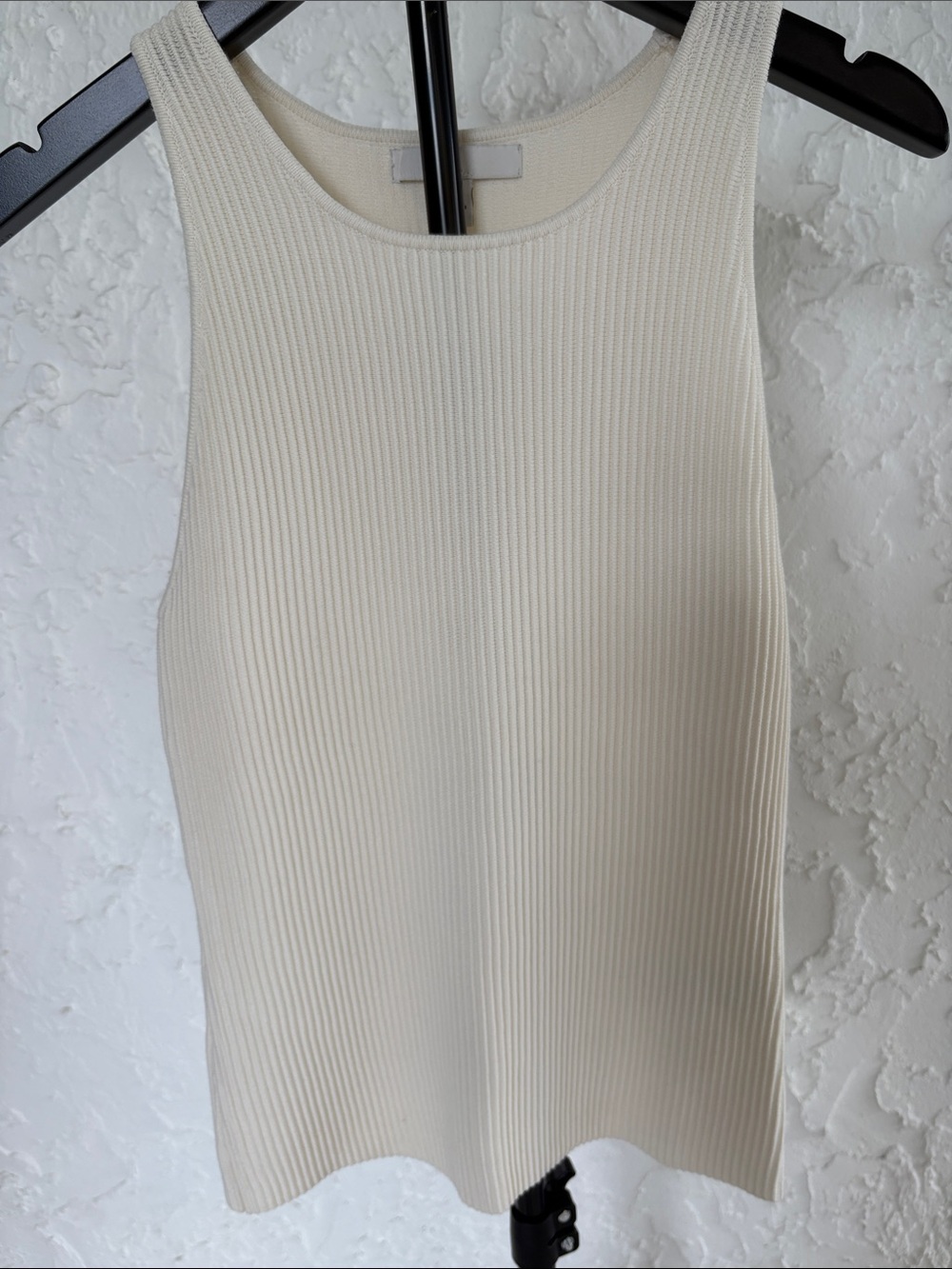 Banana Republic Cream Ribbed Tank Top